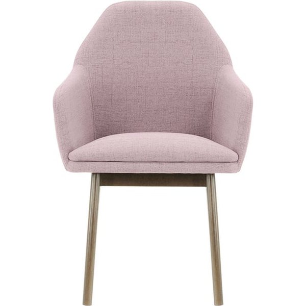 Buzz Chair, pastel pink, Leg colour: wax black