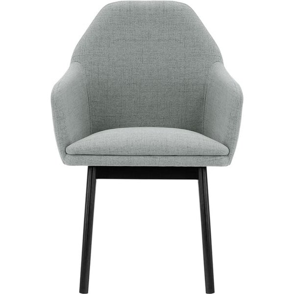 Buzz Chair, grey, Leg colour: black