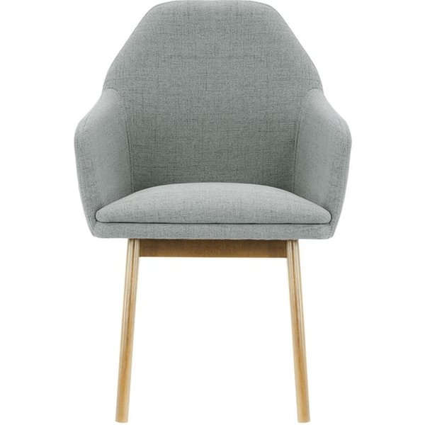 Buzz Chair, grey, Leg colour: like oak