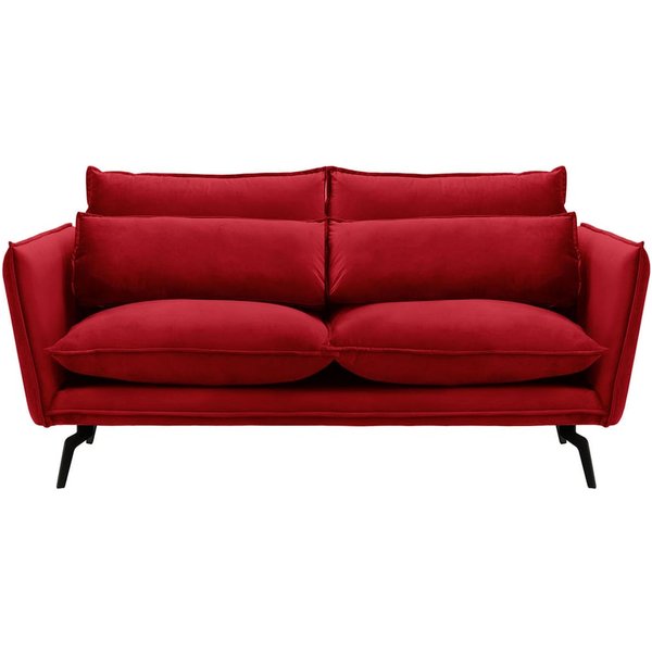 Layla 2,5-Seater Sofa, dark red