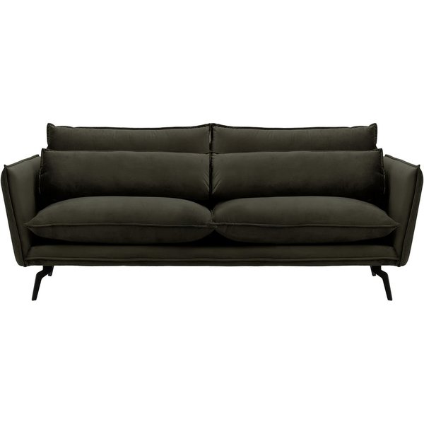 Layla 3 Seater Sofa, black