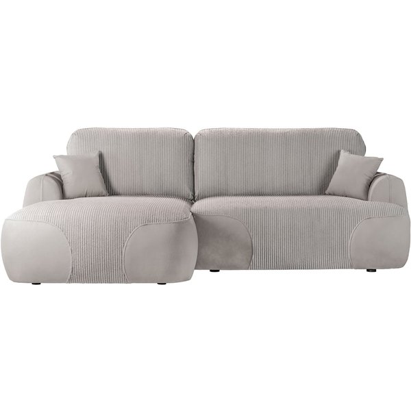 Satell left-hand corner sofa bed, Poso 3/Paros 3 - beige