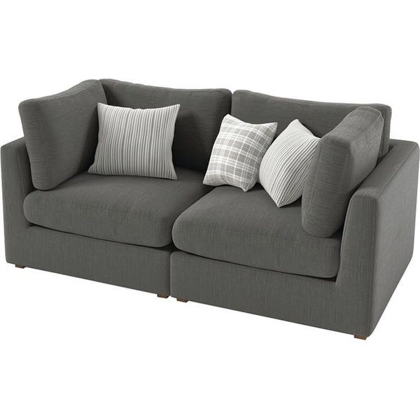 Capitol Modular 2 Seater Sofa, dark grey