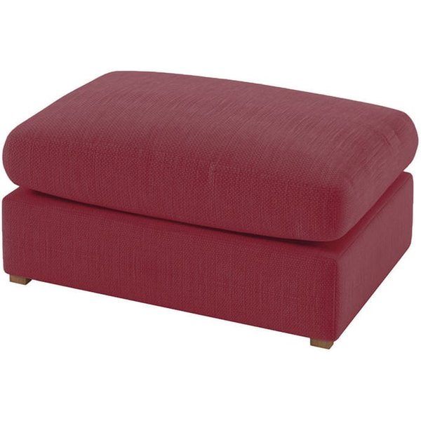 Capitol Footstool Unit, aubergine
