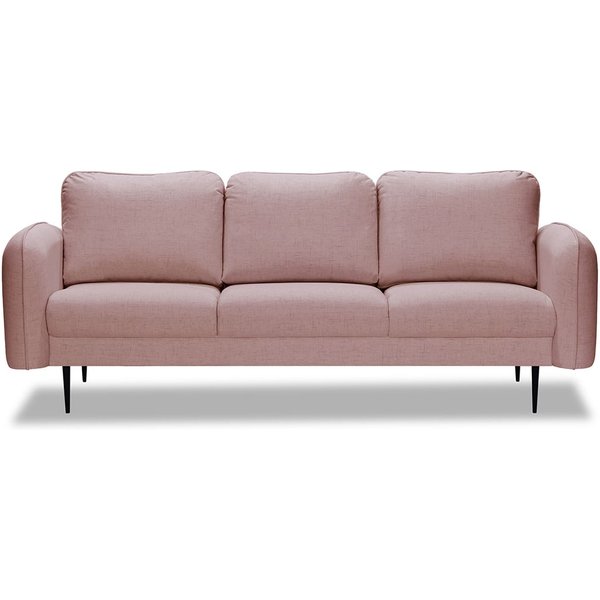Kilburn 3 Seater Sofa, pastel pink