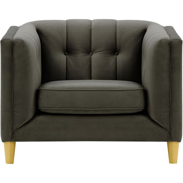 Sodre Armchair, V 33 - Rust, Leg colour: aveo