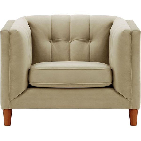 Sodre Armchair, mink, Leg colour: aveo