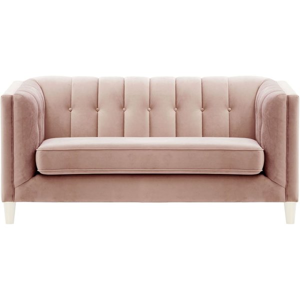 Sodre 2 Seater Sofa, lilac, Leg colour: white