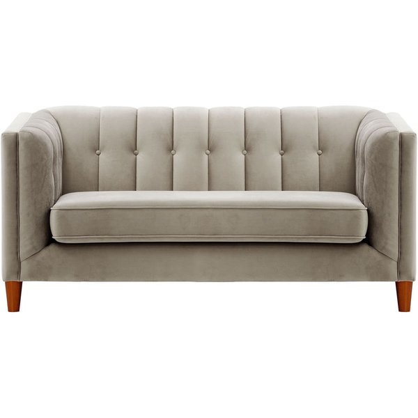 Sodre 2 Seater Sofa, grey, Leg colour: aveo