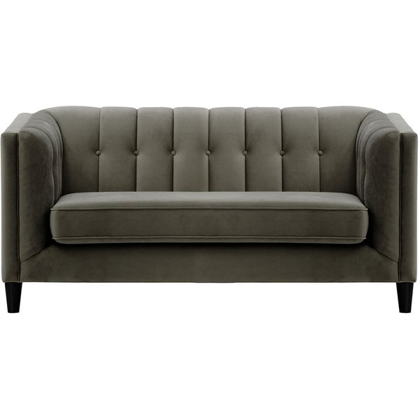 Sodre 2 Seater Sofa, graphite, Leg colour: black
