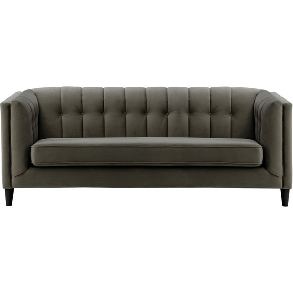 Sodre 3 Seater Sofa, graphite, Leg colour: black