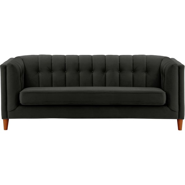 Sodre 3 Seater Sofa, black, Leg colour: aveo