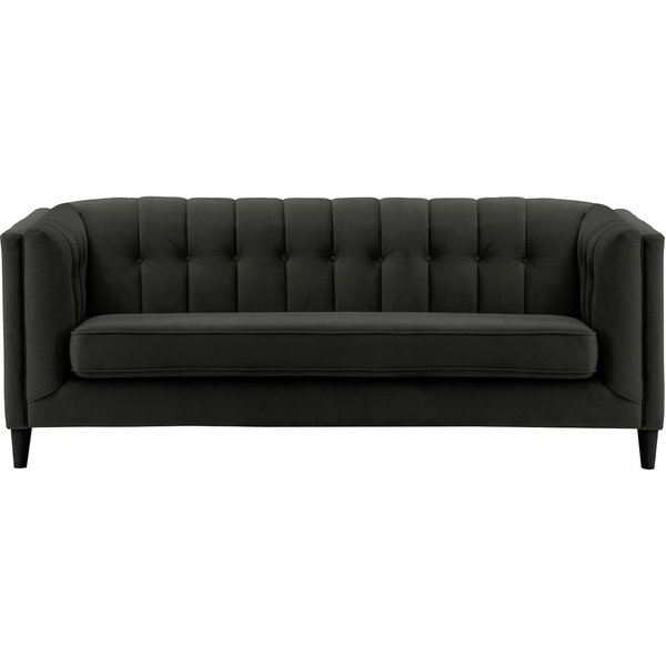 Sodre 3 Seater Sofa, black, Leg colour: black