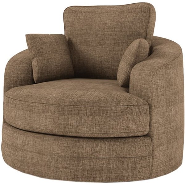 Love Swivel Armchair, light brown