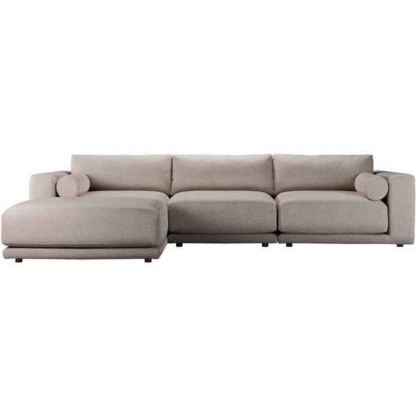 Modular Corner Sofa Tao, Nordic 5 - brown