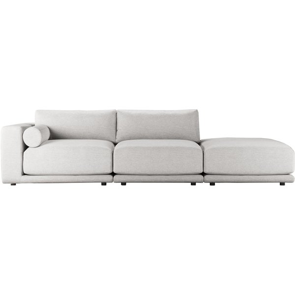 Modular Sofa with Chaise Lounge Tao, Nordic 16 - grey