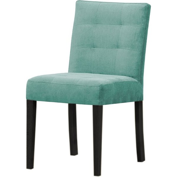 Mia Dining Chair, light blue, Leg colour: black