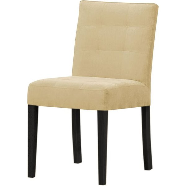 Mia Dining Chair, beige, Leg colour: black