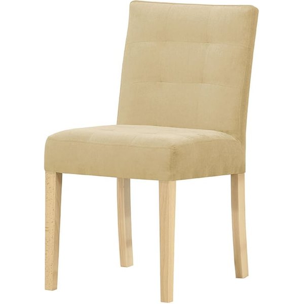 Mia Dining Chair, beige, Leg colour: like oak