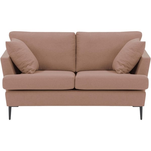Content 2 Seater Sofa, pastel pink