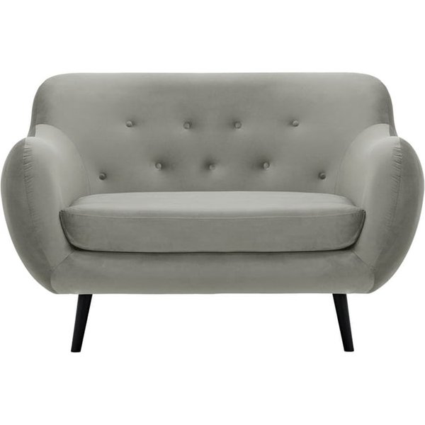 Neve 2 Seater Sofa, silver