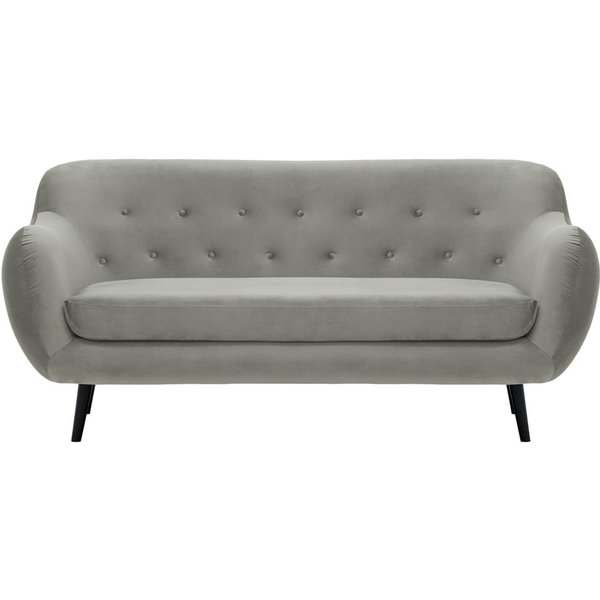 Neve 3 Seater Sofa, silver