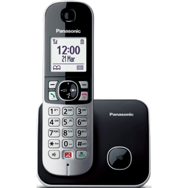 KX-TG6851JTB - Telefono cordless, segreteria telefonica, nero-image