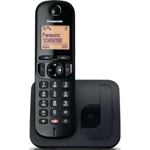 KX-TGC250JTB - Telefono cordless con segreteria telefonica, nero-image
