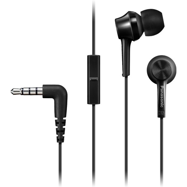 RP-TCM115E-K - Cuffie In-Ear, headset, inserti intercambiabili, nere-image