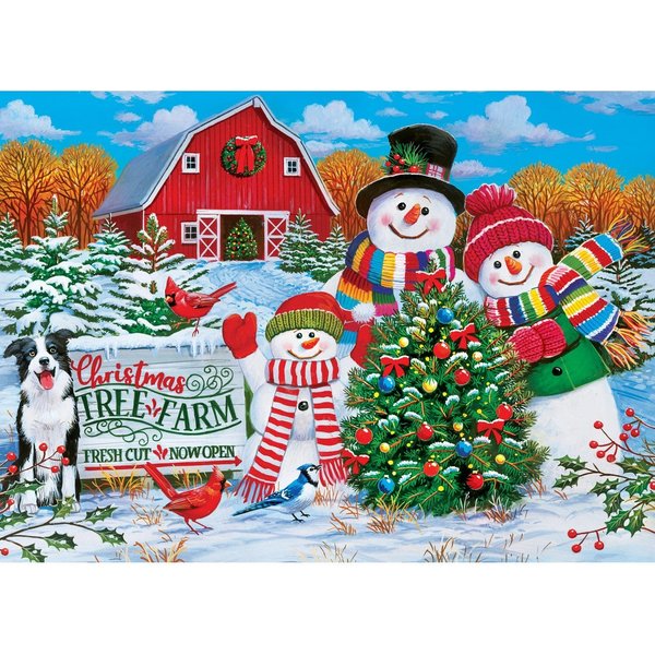 Puzzle Holiday - Ferme D'arbres De NoëL Master Pieces-image