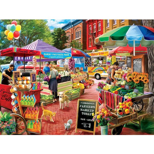 Puzzle Farmer's Market - Stands De Town Square Master Pieces-image