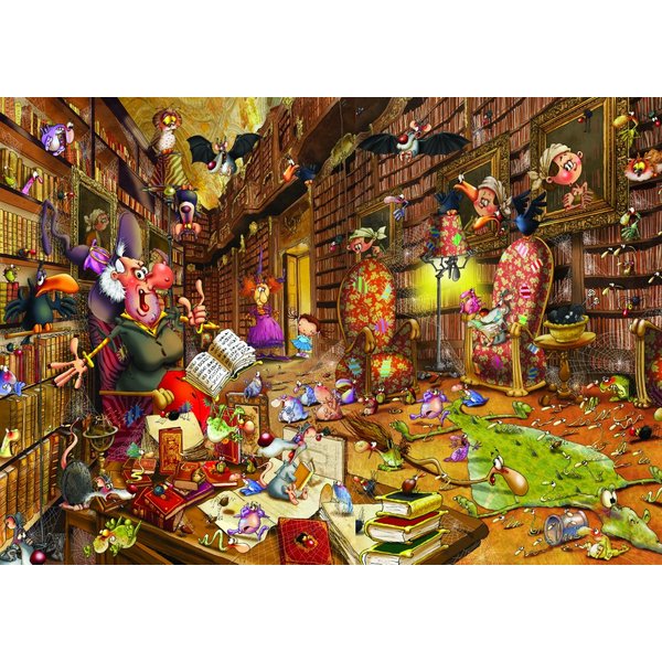 Puzzle FrançOis Ruyer - SorcièRe à La BibliothèQue Grafika-image
