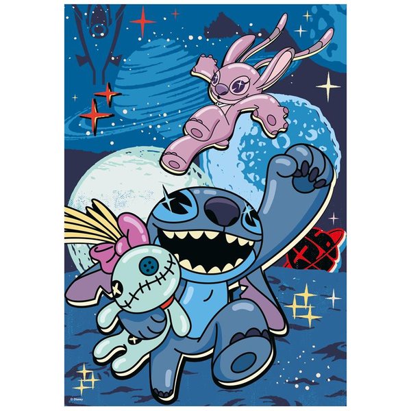PièCes Xxl - Stitch - Puzzle Neon Dino-image
