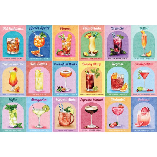 Puzzle Cocktails ColoréS Hop - House Of Puzzles-image