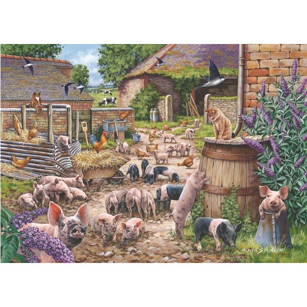 Puzzle Piglet Pandemonium Hop - House Of Puzzles-image