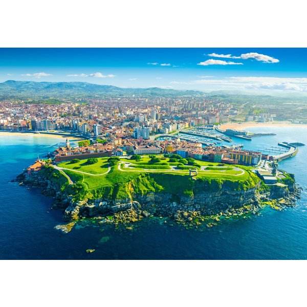 Puzzle Vue De GijóN - Les Asturies, Espagne Bluebird Puzzle-image