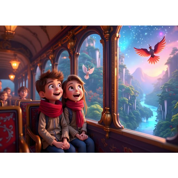 Puzzle Voyage Vers La Cité Des RêVes Bluebird Puzzle-image