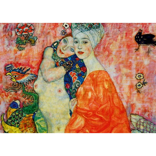 Puzzle Gustave Klimt - The Women Friends, 1917 Bluebird Puzzle-image