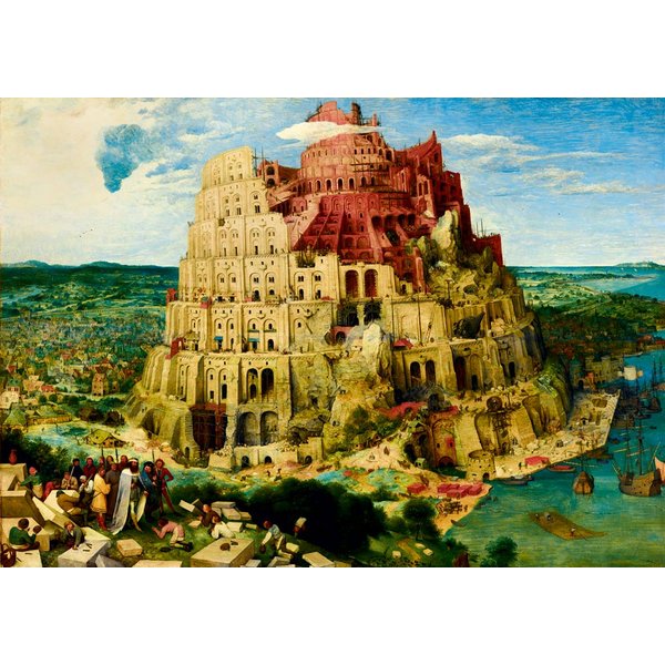 Puzzle Pieter Bruegel The Elder - The Tower Of Babel, 1563 Bluebird Puzzle-image