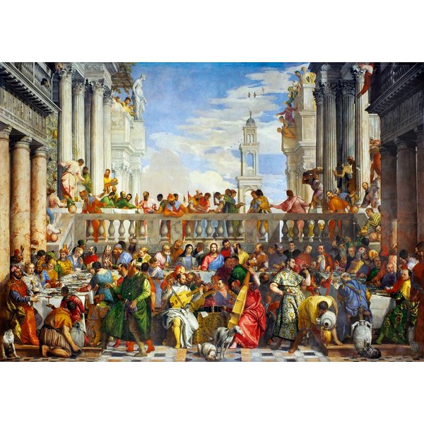 Puzzle Paolo Veronese - The Wedding At Cana, 1563 Bluebird Puzzle-image