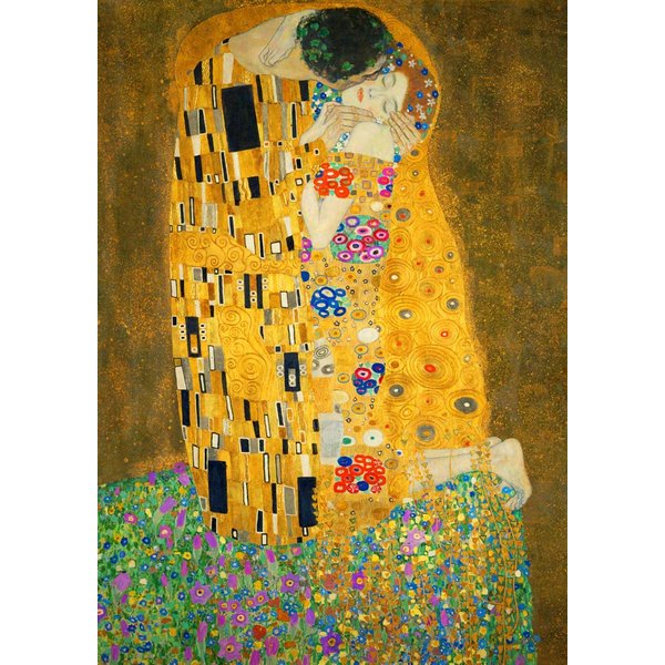 Puzzle Gustave Klimt - The Kiss, 1908 Bluebird Puzzle-image