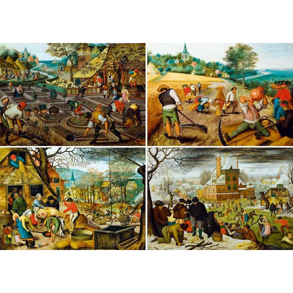 Puzzle Pieter Brueghel The Younger - The Four Seasons Bluebird Puzzle-image