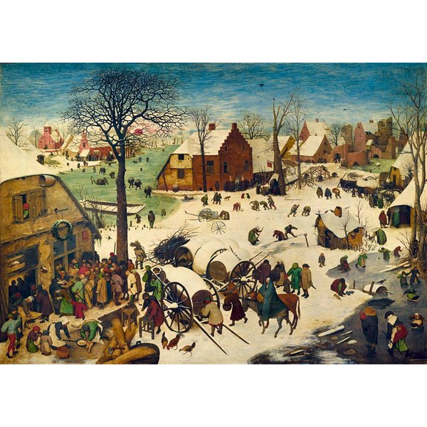 Puzzle Pieter Bruegel The Elder - The Census At Bethlehem, 1566-image