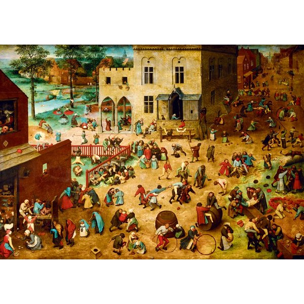 Puzzle Pieter Bruegel The Elder - Children's Games, 1560 Bluebird Puzzle-image