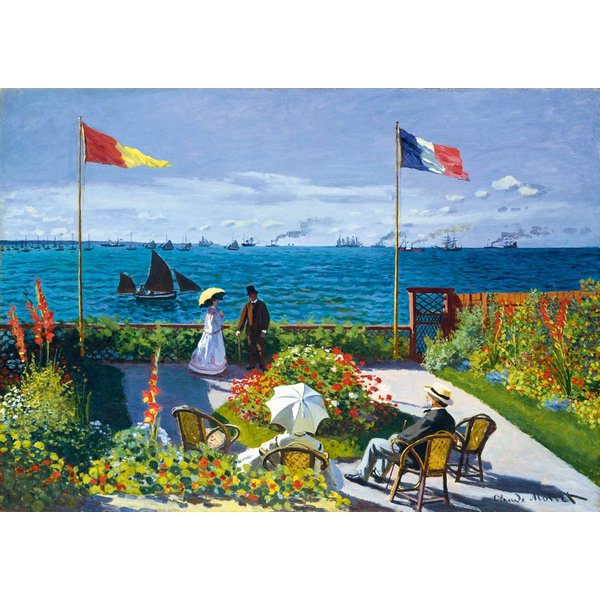 Puzzle Claude Monet - Garden At Sainte-Adresse, 1867 Bluebird Puzzle-image