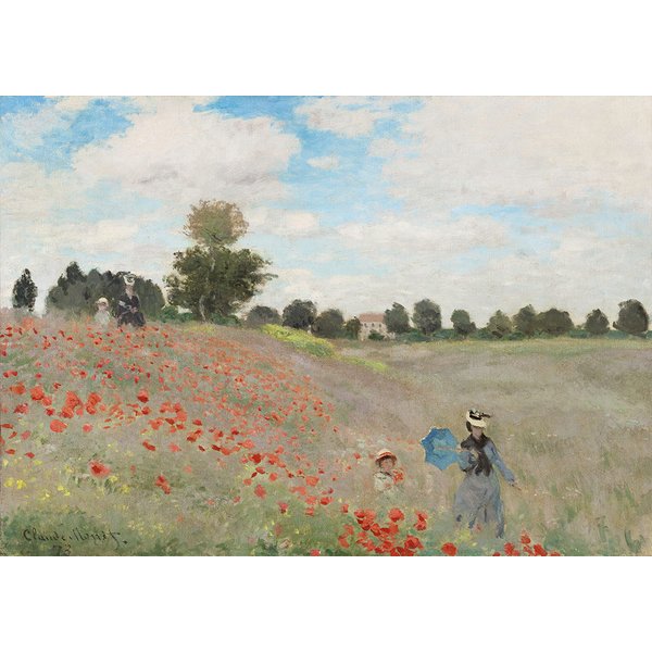 Puzzle Claude Monet - Poppy Field, 1873 Bluebird Puzzle-image