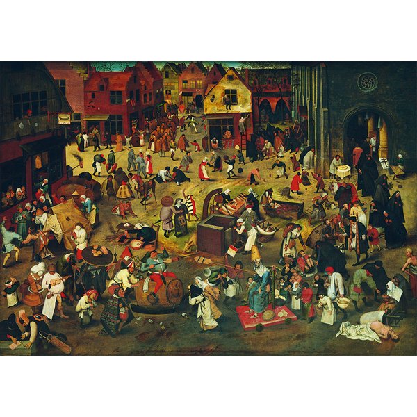 Puzzle Pieter Bruegel The Elder - The Fight Between Carnival And Lent, 1559-image