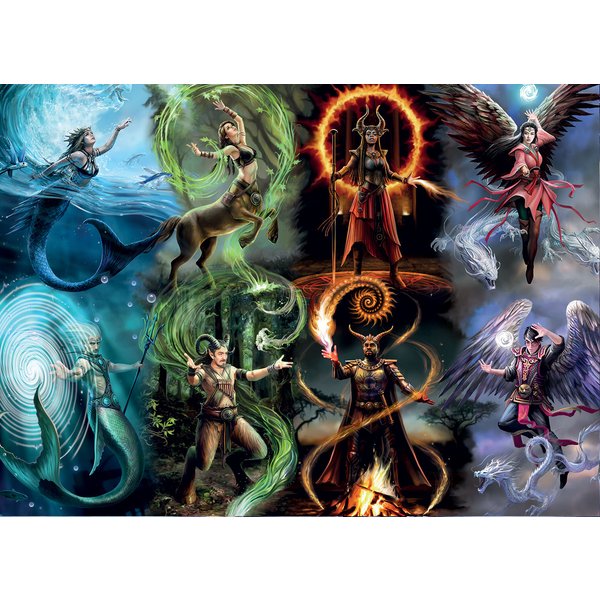 Puzzle Anne Stokes - Elemental Magic Bluebird Puzzle-image