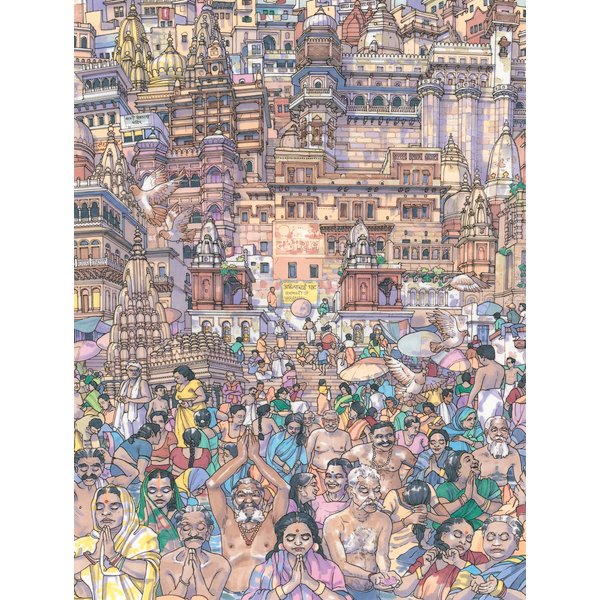 Puzzle Vibrant Varanasi New York Puzzle Company-image