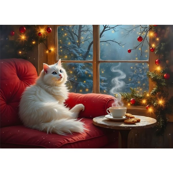 Puzzle Attendons NoëL Confortablement Alipson Puzzle-image